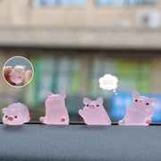 resin piggy car decoration, view 8 - MRSLM
