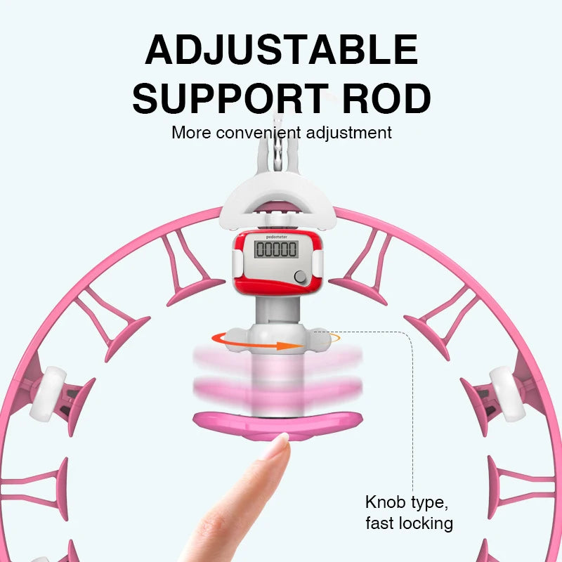 adjustable smart weighted hula hoop, view 5 - MRSLM