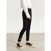 women's embroidered slim fit jeans, view 4 - MRSLM