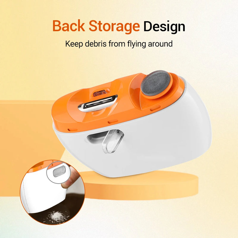 2-in-1 electric nail clipper and grinder, view 4 - MRSLM