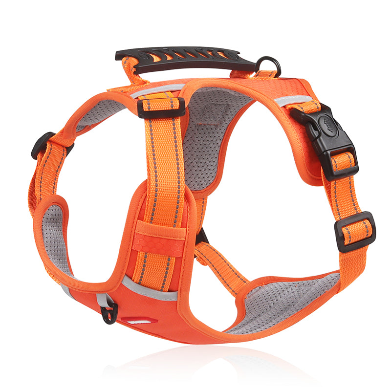 adjustable reflective dog harness, view 5 - MRSLM