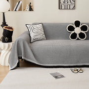 Woven cotton sofa cover blanket, view 8 - MRSLM