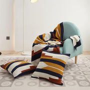 bohemian stripe plaid throw blanket - MRSLM