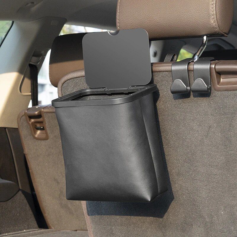 leather car trash can, view 4 - MRSLM