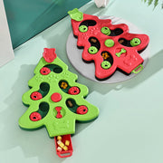 interactive christmas tree dog puzzle toy, view 4 - MRSLM