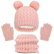 Kids' hat scarf gloves set, view 5 - MRSLM