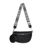 leather crossbody chest bag, view 5 - MRSLM