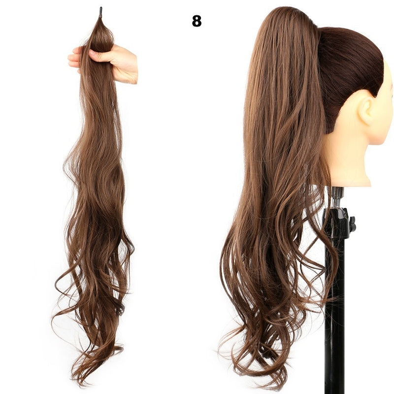 high ponytail long curly wig, view 8 - MRSLM