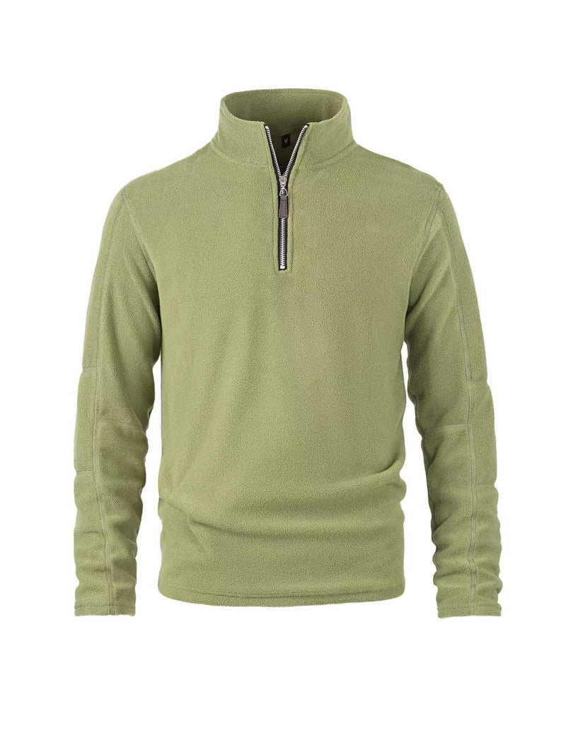 Men's half-zip polar fleece pullover, view 9 - MRSLM