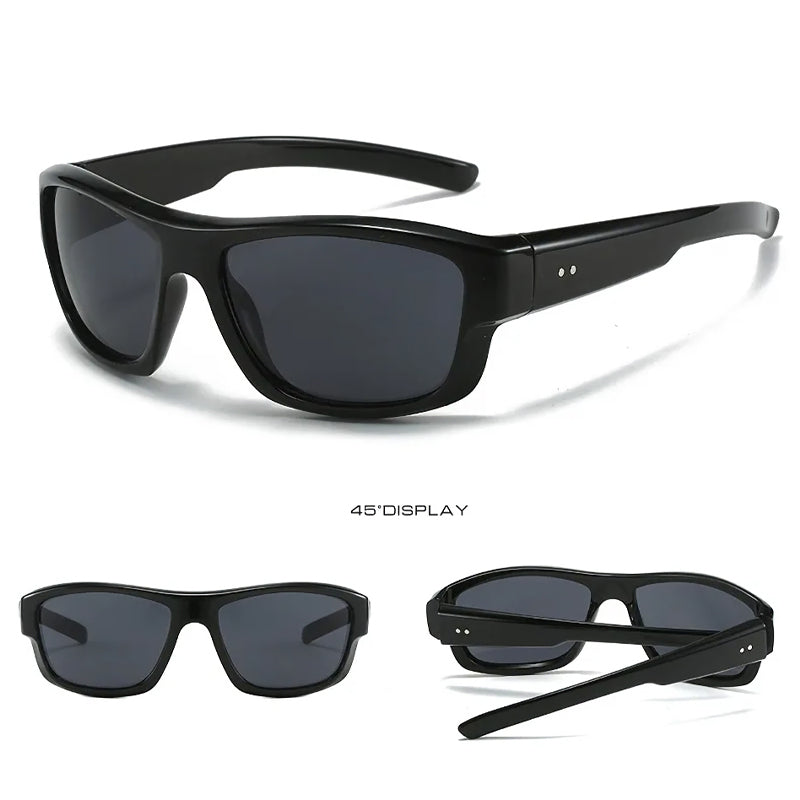 cyberpunk square mirror sunglasses, view 10 - MRSLM