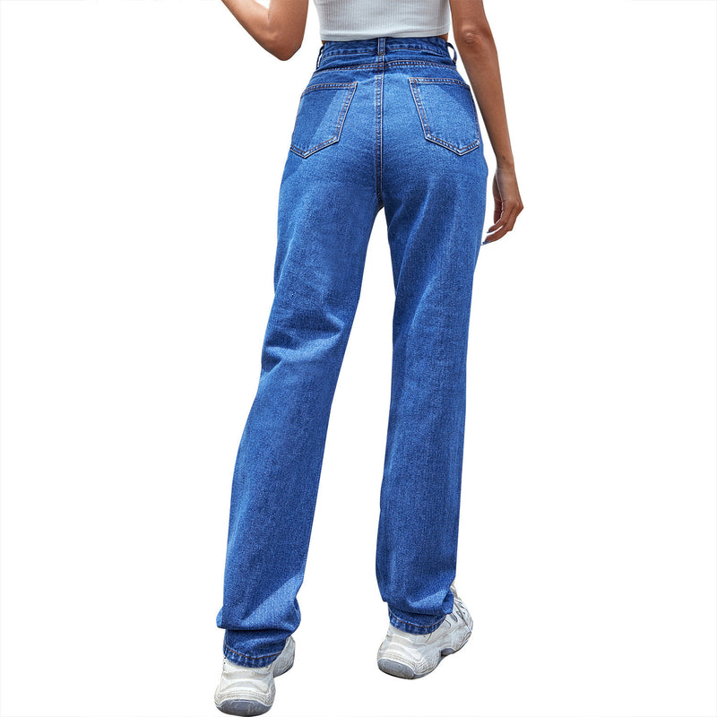 Fashion Trend Denim Trousers Women's