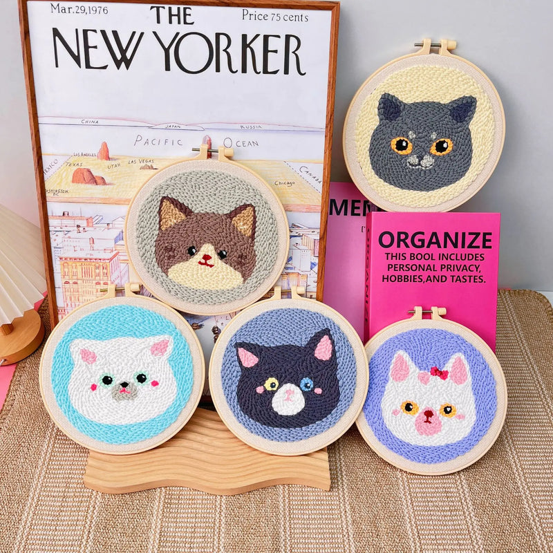 Punch needle embroidery starter kit, view 12 - MRSLM