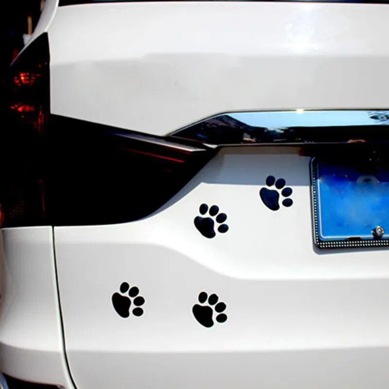 3D paw print car stickers, view 10 - MRSLM