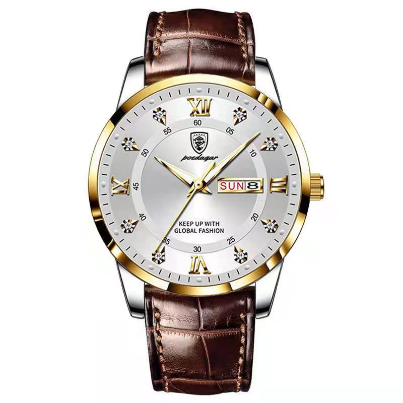 dual calendar men's watch, view 4 - MRSLM