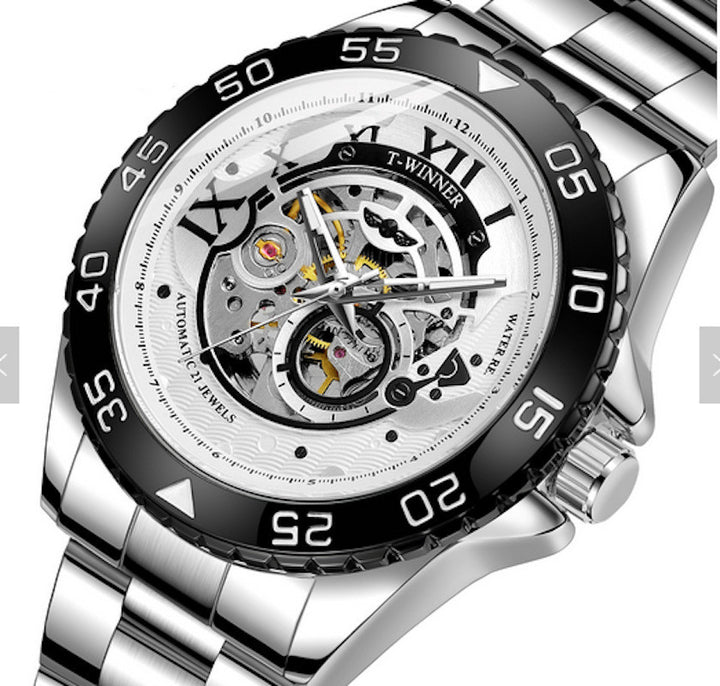 Steel Band Business Men's Automatic Mechanical Watch