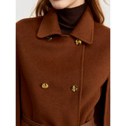 vintage wool cashmere cape coat, view 5 - MRSLM