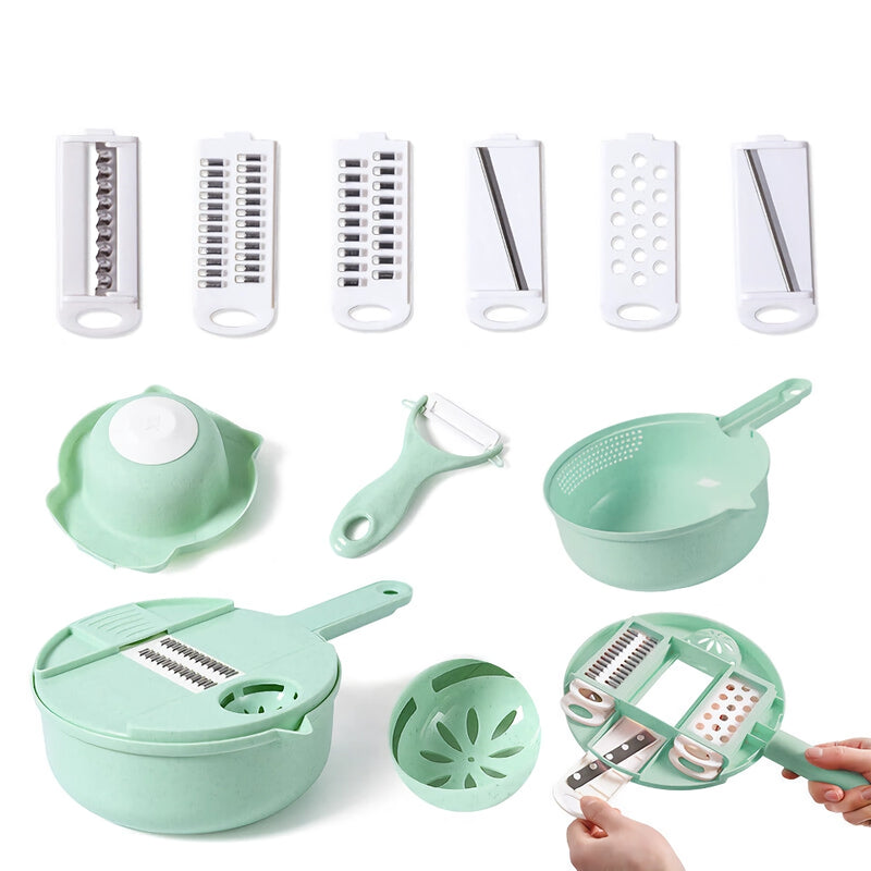 manual multi-function vegetable cutter, view 4 - MRSLM