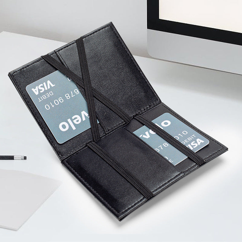 flip card holder leather wallet - MRSLM