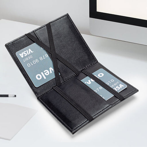 flip card holder leather wallet - MRSLM