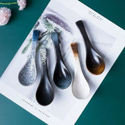 japanese ceramic soup spoon, view 7 - MRSLM