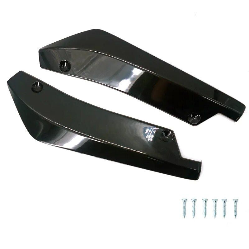 universal car bumper lip spoiler carbon fiber look, view 7 - MRSLM