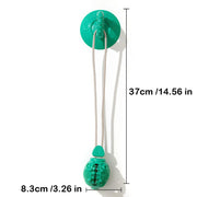 durable dog chew toy with suction cup, view 5 - MRSLM