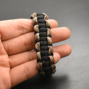 braided paracord couple bracelet, view 5 - MRSLM
