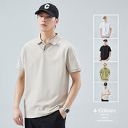 men's loose lapel polo shirt, view 4 - MRSLM