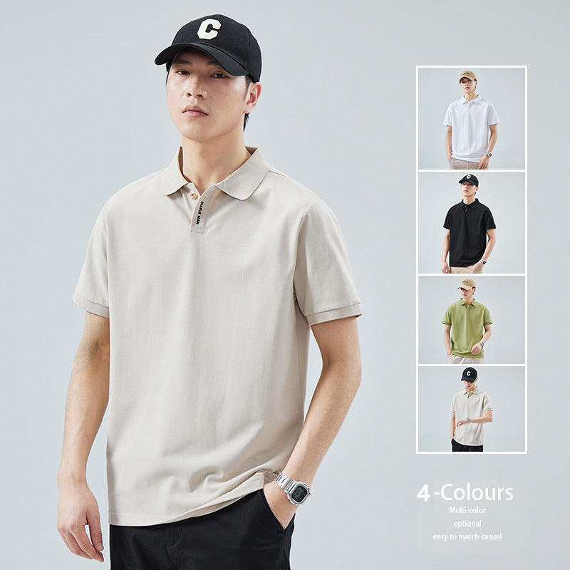 men's loose lapel polo shirt, view 4 - MRSLM