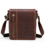 men's leather crossbody bag, view 4 - MRSLM