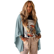 women's loose lace knit top, view 3 - MRSLM