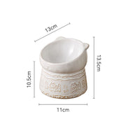 japanese style ceramic cat bowl, view 7 - MRSLM