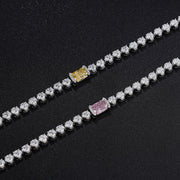ice flower silver bracelet, view 3 - MRSLM