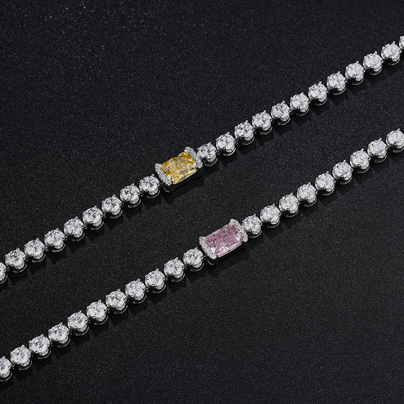 ice flower silver bracelet, view 3 - MRSLM