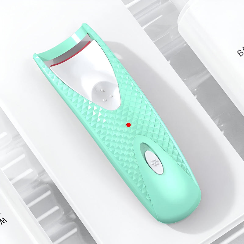 portable electric heated eyelash curler, view 3 - MRSLM