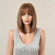 Women's bob wig with full bangs, view 4 - MRSLM