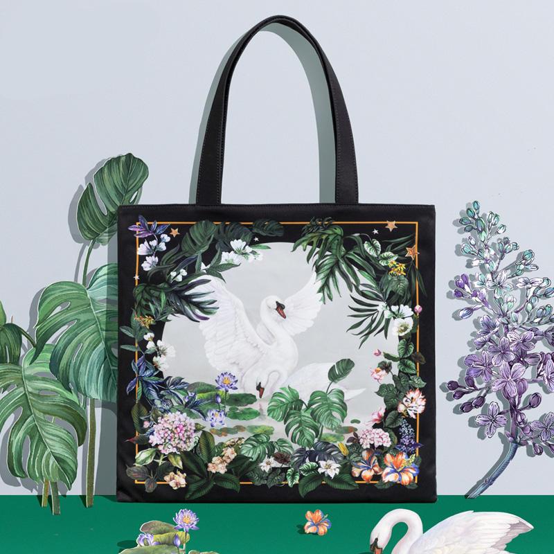 original illustration tote bag, view 3 - MRSLM