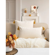 Bohemian tufted pillowcase, view 4 - MRSLM