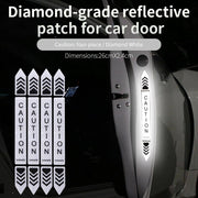 vehicle door reflective stickers, view 2 - MRSLM