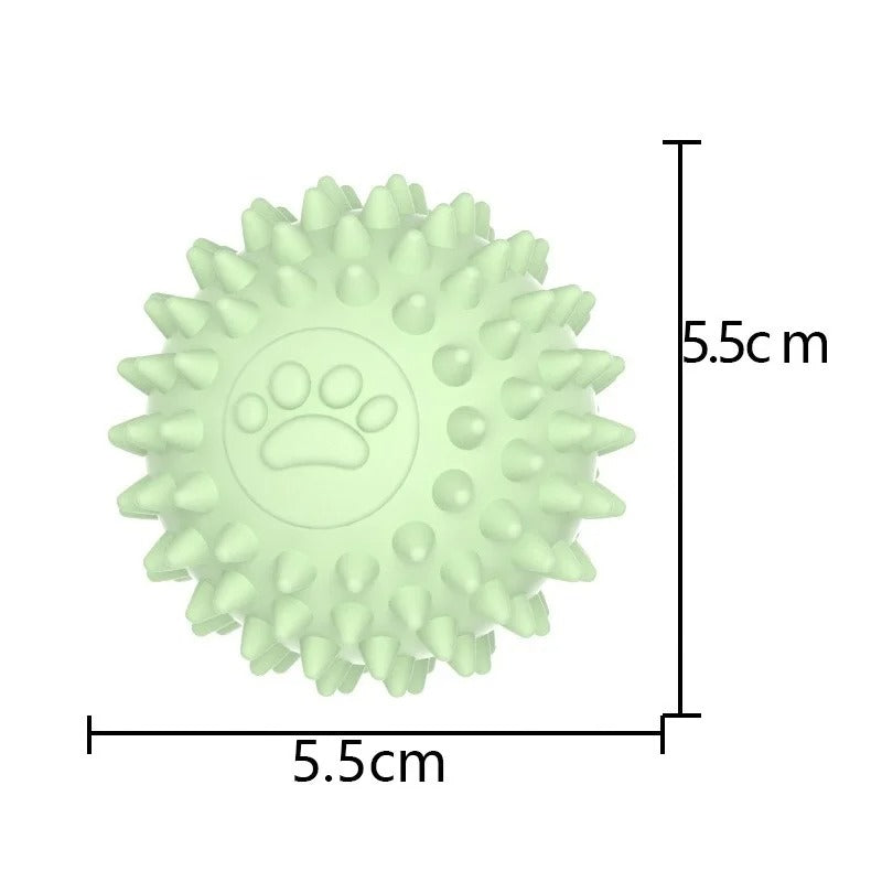 interactive rubber chew ball for dogs and cats, view 11 - MRSLM