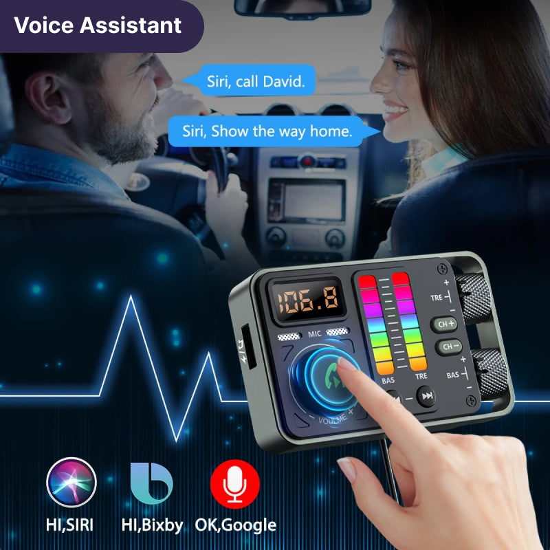 Bluetooth 5.3 car FM transmitter, view 5 - MRSLM