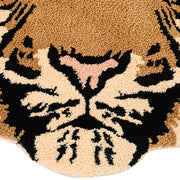 tiger head tufted rug, view 7 - MRSLM