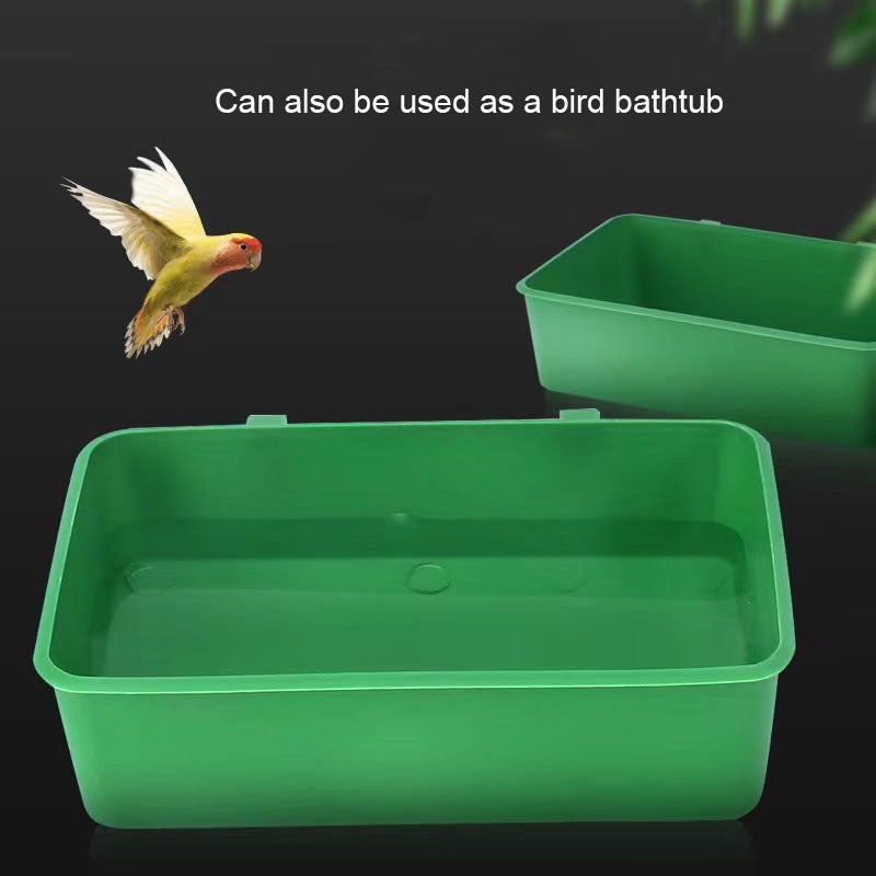 bird food water bowl and bath basin, view 4 - MRSLM