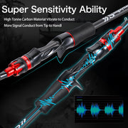 ultralight carbon fiber fishing rod, view 8 - MRSLM