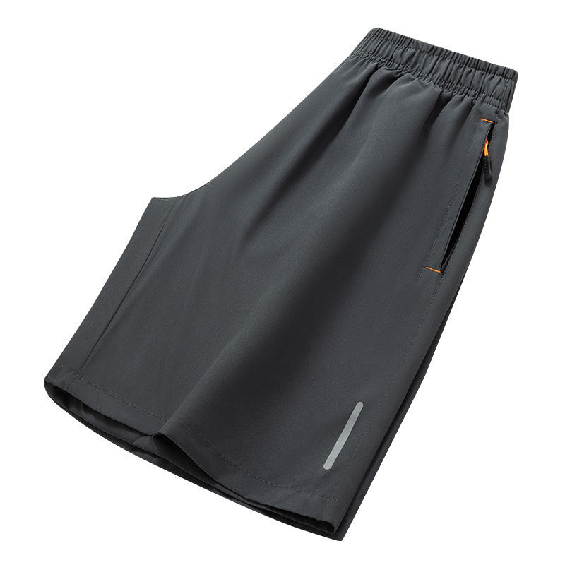men's plus size loose sports shorts, view 3 - MRSLM