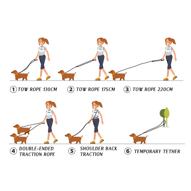 durable polyester dog leash, view 9 - MRSLM