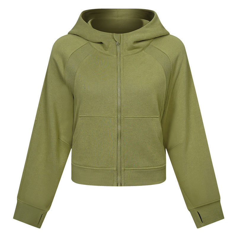 women's sports sweatshirt jacket, view 4 - MRSLM