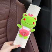 heart frog seat belt shoulder cover, view 6 - MRSLM