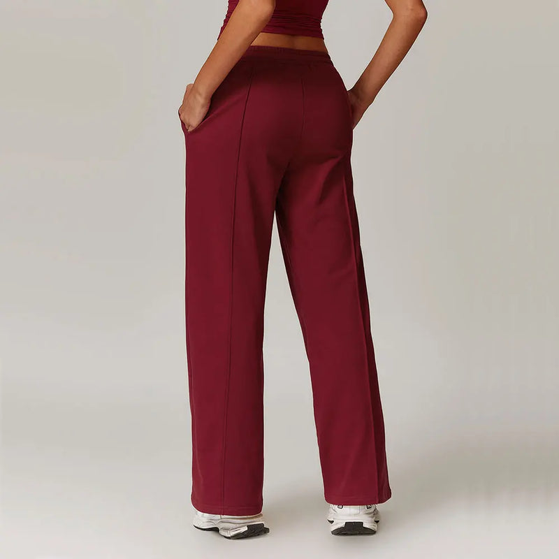 high-waisted loose sweatpants with pockets, view 7 - MRSLM