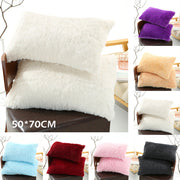 faux fur shaggy pillowcases, view 13 - MRSLM